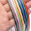 Vaxsnöre halsband 1,5 mm vit 100 st 3