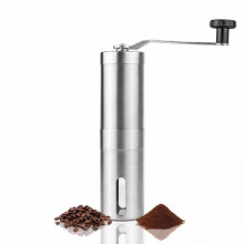 Moulin à café manuel JANDEL, machine à café en céramique Core304, broyeur à meules en acier inoxydable, broyeur à grains en céramique pour