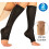 Compression Socks Open Toe Knee High 20-30 mmHg 2 Pairs 1