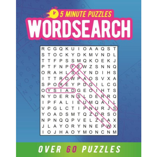 5 Minute Puzzles Wordsearch by Eric Saunders Paperback Book
