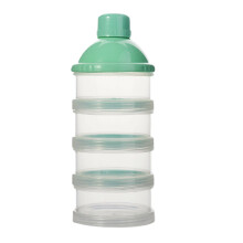 TEVEQ babymelkpoeder bewaarcontainers, stapelbaar, 6 stuks