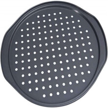 Nepriľnavá miska na pizzu z uhlíkovej ocele 35,5 cm