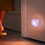 Luz com sensor de clique, fontes duplas e rotação de 360 5