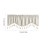 Polyester Fringed Window Curtains with Tassel Trim - White 3