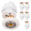 Shower Door Pulley Rollers Metal Nylon 6 Pcs 1