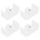 Shower Door Bottom Guide Silicone Bumpers 4 pcs 1