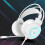 Cuffie da gaming stereo circumaurali con microfono e luce LED 7