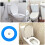 Toilet Fill Valve and Flush Seals Replacement Kit 2 Sets 2