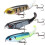 Kit de iscas de superfície para pesca de robalo com design tipo "plopper" 1