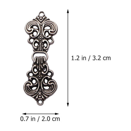 Kappelås med knapper 5 par 5,6 x 2,1 cm 1