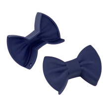 Pince isolante en silicone à nœud papillon, outil de cuisine, 2 pièces