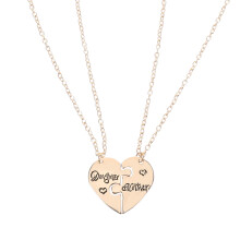 Collares colgantes a juego de acero inoxidable para mamá y