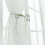 Sheer Grommet Curtains Romantic Silver Star Foil 100x270cm 6