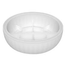 Bandeja de cristal para colar, ideal para la fabricación y almacenamiento de velas.