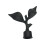 Gardinfinials sorte 4 stk. til 22 mm stang 1