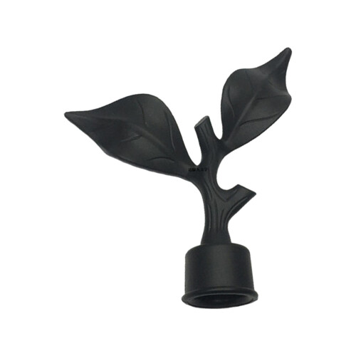 Gardinfinials sorte 4 stk. til 22 mm stang