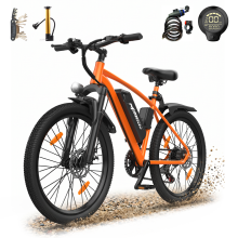 26" Electric Bike 36V10Ah Remov Battery 250W Motor