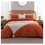 Tacar Clúdaigh Oráiste Dóite Terracotta Boho 2 phíosa 1