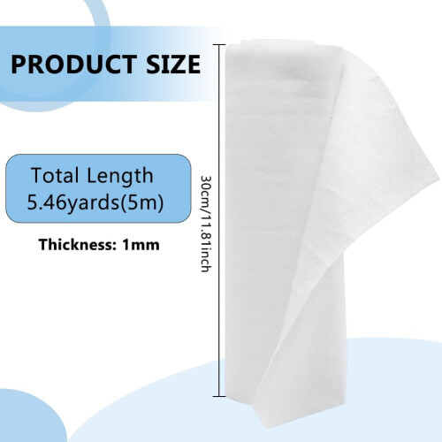 White Electrostatic Vent Filter Roll 196x12 Inch 1