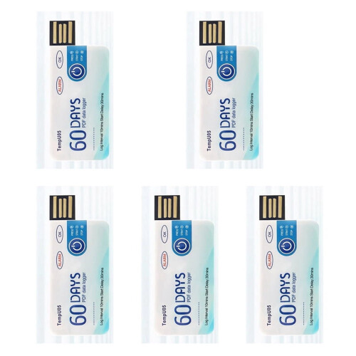 Temperatuurdatalogger TempU05 60 dagen USB PDF
