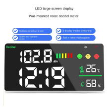 Lydnivåmåler veggmontert 30–130 dB 11-tommers LED-skjerm