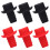 Elegante siliconen wijnstopper set van 6 stuks 1