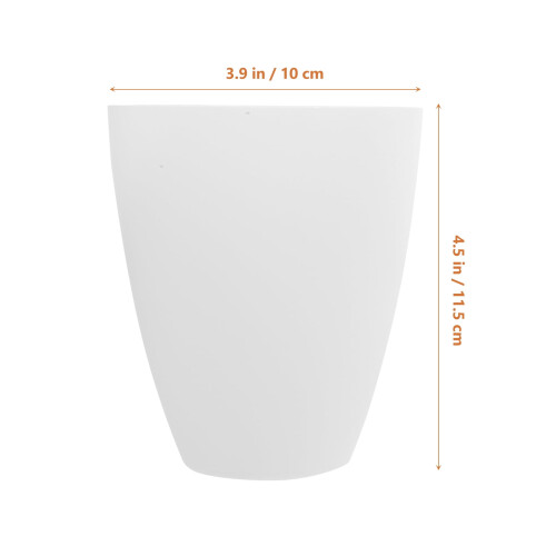 Ibasenice Table Lamp Shades White Plastic 4 Pcs 1