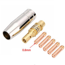 Embouts de contact pour soudage MIG MB15, lot de 7, 0,8/1,0/1,2 mm