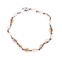 Gargantilla de cuentas de concha estilo boho hawaiano