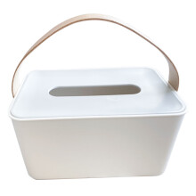 Papperslåda för näsdukar i läder, behållare för matbord, 1-pack