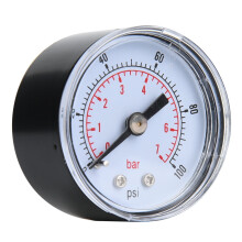 Manometru mecanic pentru aer, ulei și apă 0-100 psi 1/8"