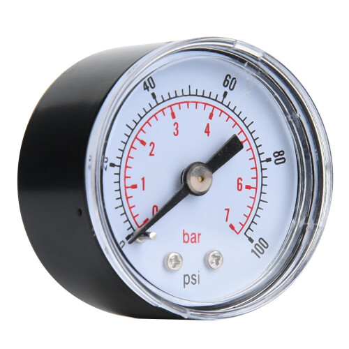 Μηχανικό μανόμετρο για αέρα, λάδι, νερό 0-100psi 1/8"