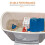 Toilet Water Valve Silent Fill Kit Plastic Adjustable 2 pcs 2