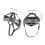 Hard Hat Liner Replacement White Adjustable Cloth with 4