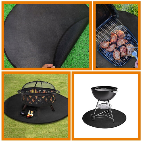 Silicone Grill Mat for Outdoor Fire Pit 1-Piece A-Grade 1