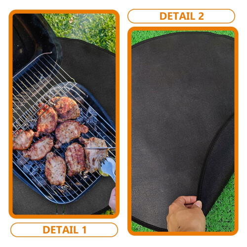 Fireproof Brazier Mat for Outdoor Deck Barbecue 1 Piece 1