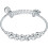 Bracelet jonc à clochette pour bébé, 1 pièce 1