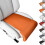 Benstøttepude til bilsæde i memory foam, udtrækkelig universal 1