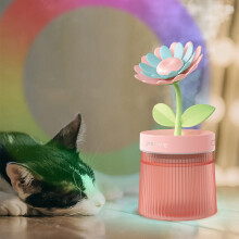 Humidificador USB Kayannuo con luz, ideal para el Día de San Valentín: vapor frío silencioso para dormitorio, oficina y plantas. Fácil de limpiar.