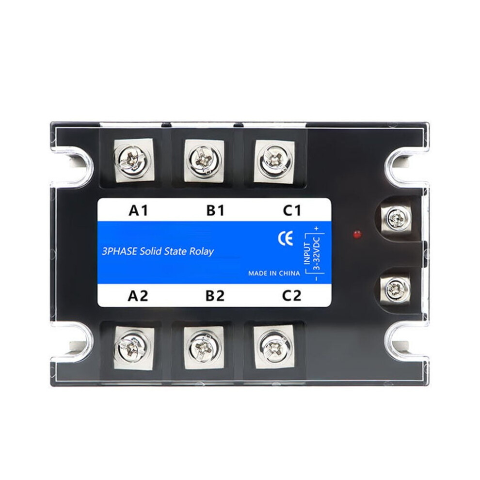 Mosiee 3-Phase Solid State Relay Ssr 40Da 24-480V Ac Output 9107258928221
