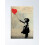 Εκτύπωση τέχνης Banksy με κόκκινη καρδιά και μπαλόνι χωρίς κορνίζα 1