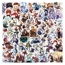 Genshin Impact cartoon stickers waterproof 60 pcs