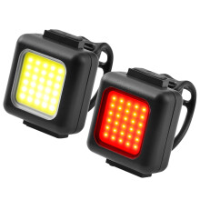 SunyaMood COB LED bike headlight and taillight set