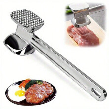 Martillo ablandador de carne de acero inoxidable de doble cara