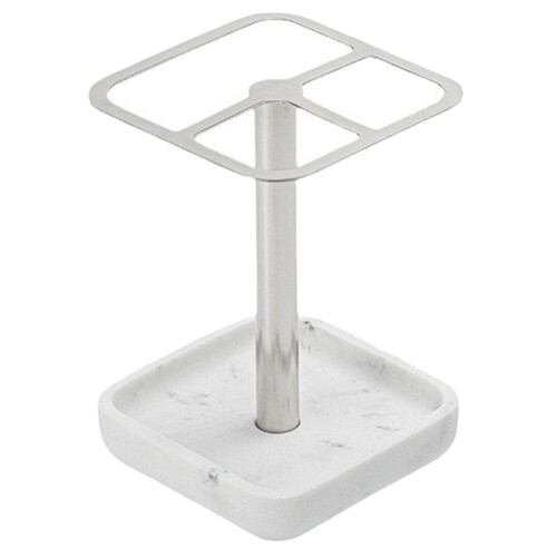 Support de brosse à dents en acier inoxydable, sans perçage.