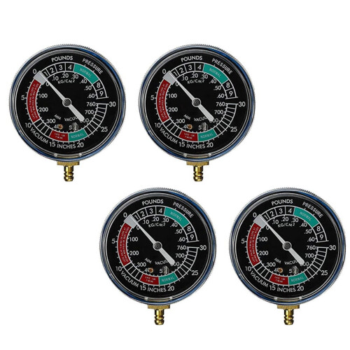 Motorcycle Fuel Vacuum Gauge 4X