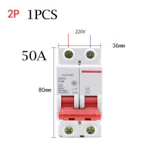 AC220V Silberlegierungskontakte AC Miniatur-Leistungsschalter