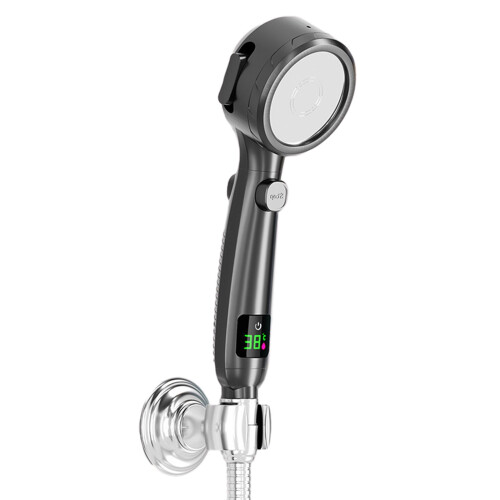 WZXPWT Turbo Shower Head High-Pressure 4-Mode Handheld 1