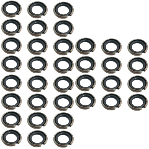 Slagsleutel frictiering rubberen houder 36 sets