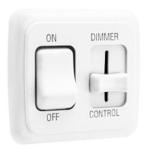 Interruptor dimmer RecPro RV 12V DC LED branco de alta potência